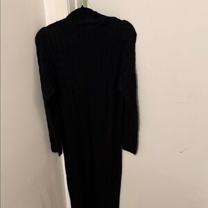 Chic Black Long Sleeve Dress